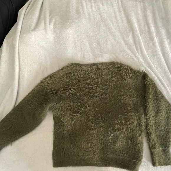 grunge cobain-esq number nine cardigan cropped but temporary stitch - Picture 3 of 5